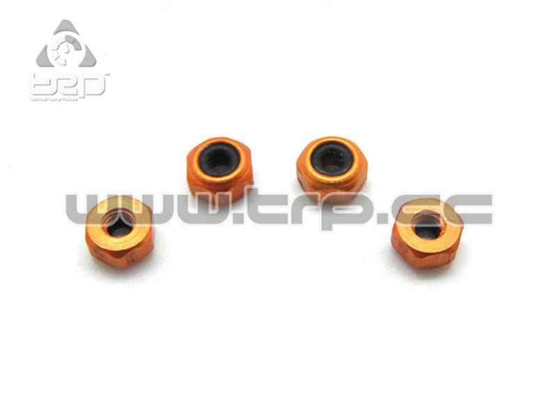 PN Racing 2 mm selbstsichernde Aluminiummuttern mit Bremse