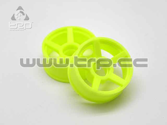 PN Racing MiniZ 2wd (F+3) 5 Rays Fluor Yellow Wheel