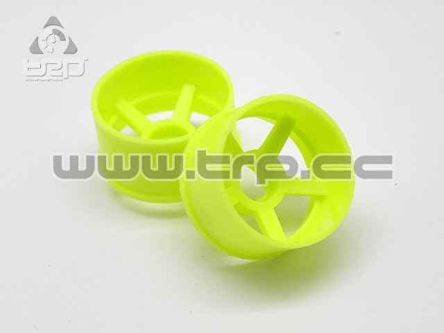 PN Racing MiniZ 2wd (R+2) 5 Rays Fluor Yellow Wheel