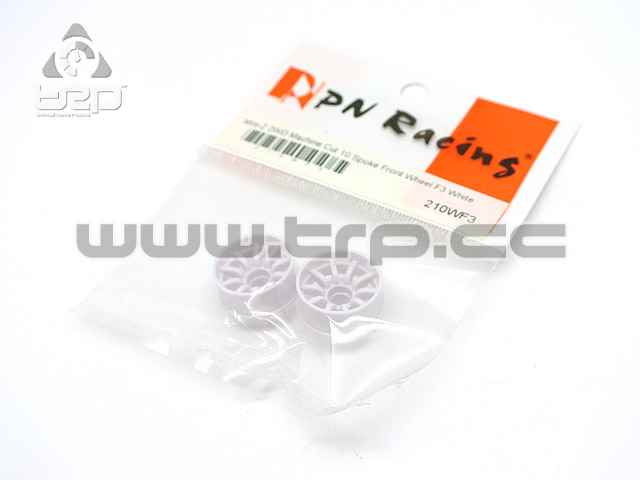 PN Racing Llanta MiniZ 2wd (F+3) 10R Blanca - imagen 1