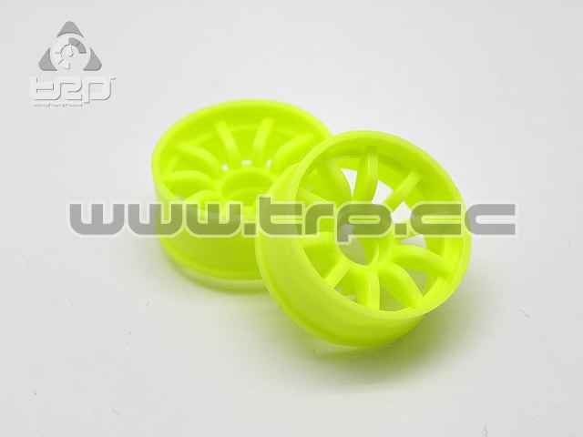 PN Racing Llanta MiniZ 2wd (F+1) 10 Rays Amarillo Fluor