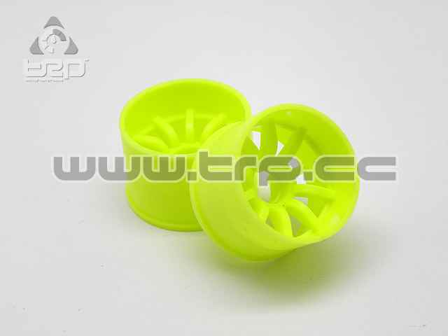PN Racing MiniZ 2WD Rad (R 14 mm) 10 Speichen Fluoreszierendes Gelb