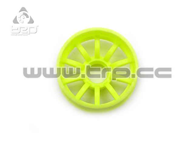 PN Racing MiniZ 2WD Rad (R 14 mm) 10 Speichen Fluoreszierendes Gelb - imagen 2