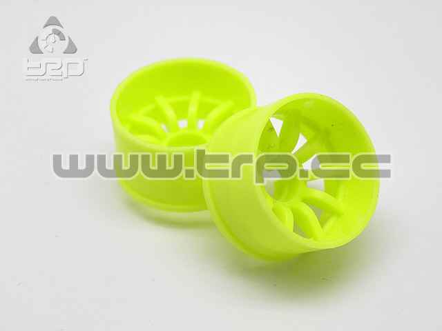 PN Racing Llanta MiniZ 2wd (R+2) 10 Rays Groc Fluor