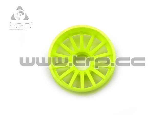 PN Racing Llanta MiniZ 2wd (R+2) 16 Rays Groc Fluor - imagen 2