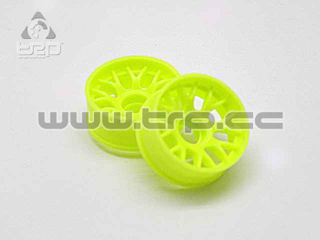 Jante PN Racing MiniZ 2 roues motrices (F+0) BBS jaune fluo