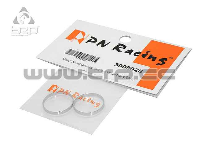 PN Racing Aluminium-Vorderrad-Außenring Silber - imagen 1
