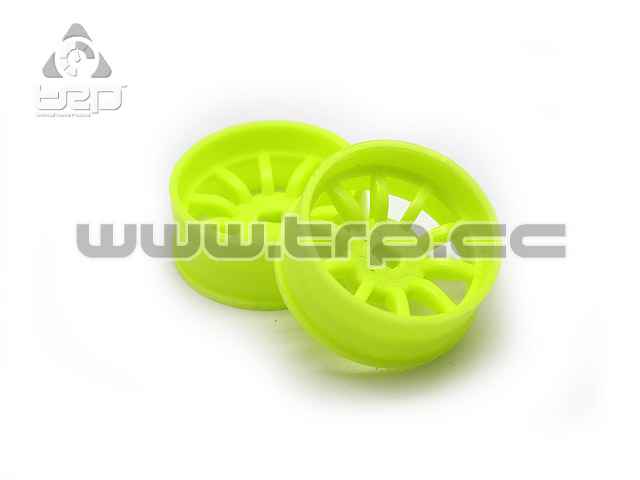 PN Racing Llantas MiniZ AWD (F+2) 10 Radios Amarillo Fluor