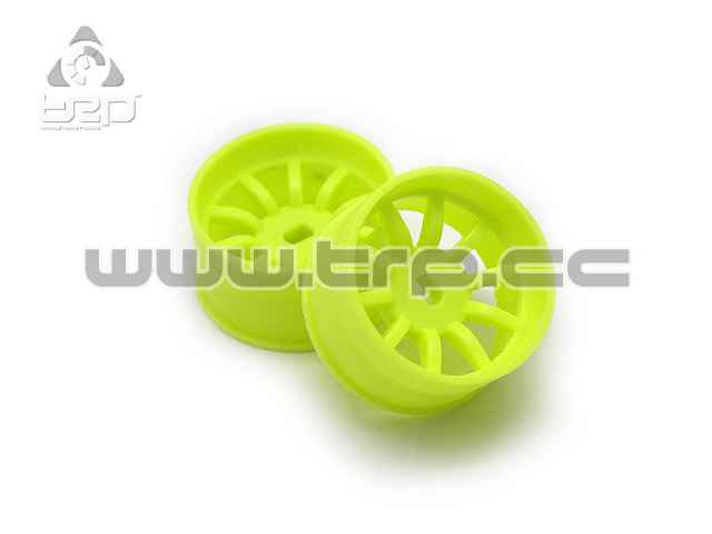 PN Racing Llantas MiniZ AWD (R+1) 10 Radios Amarillo Fluor