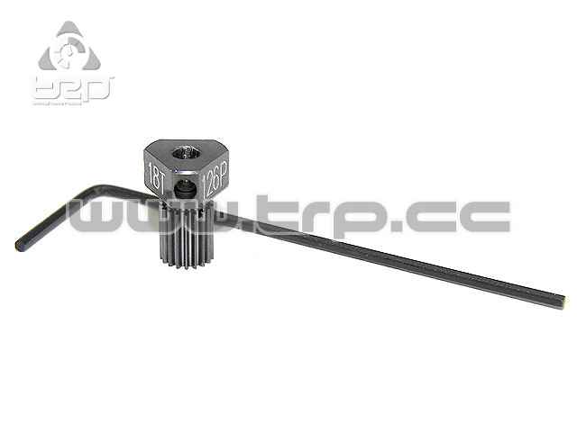 Pignon en aluminium pour MiniZ, pas 126, 18 dents