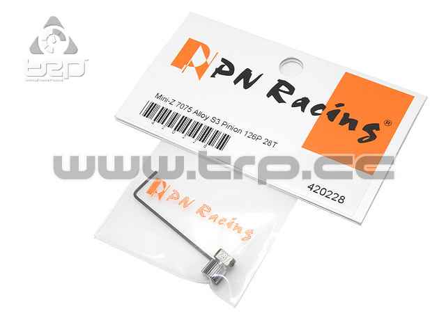 Pignon en aluminium pour MiniZ, pas 126, 28 dents - imagen 1