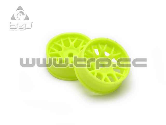 PN Racing Llantas MiniZ AWD (F+2) Diseño BBS Amarillo Fluor