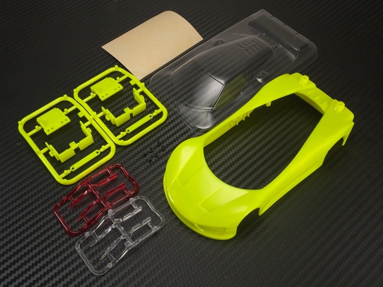Carrosserie PN Racing Mini-Z Concept C9 ABS Jaune Fluo