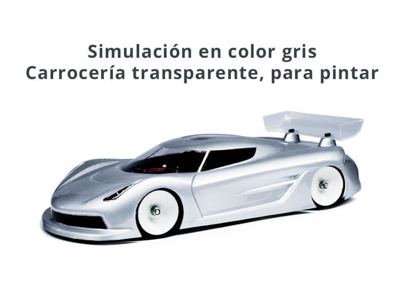 Carrosserie PN Racing Lexan JSK 1/28 Touring transparente (Légère)