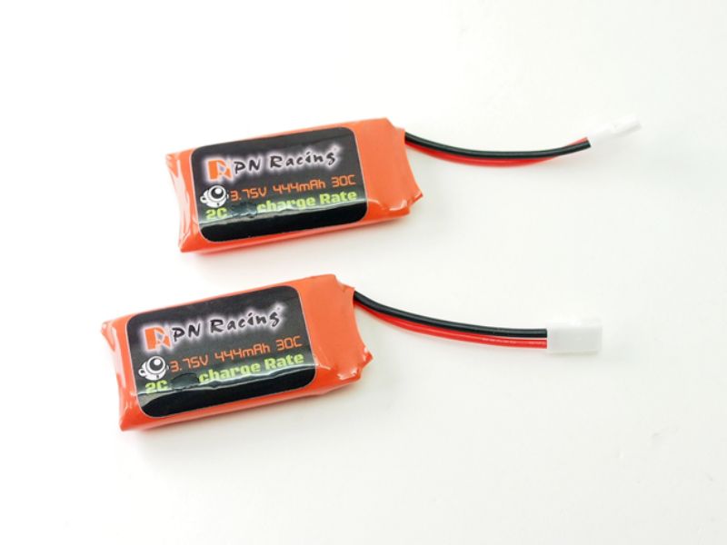 PN Racing LiPo 30C, 444mah, 3.75V. (1S), conector MOLEX (2pcs)