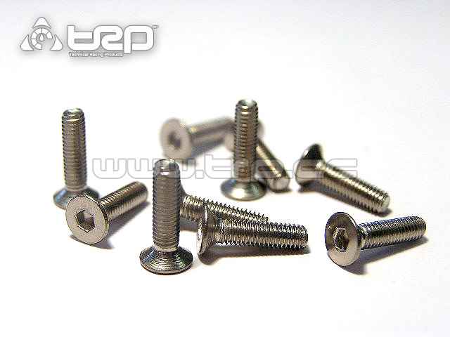 Tornilleria de Acero M3x12 (10u) Hex Conica para MiniZ