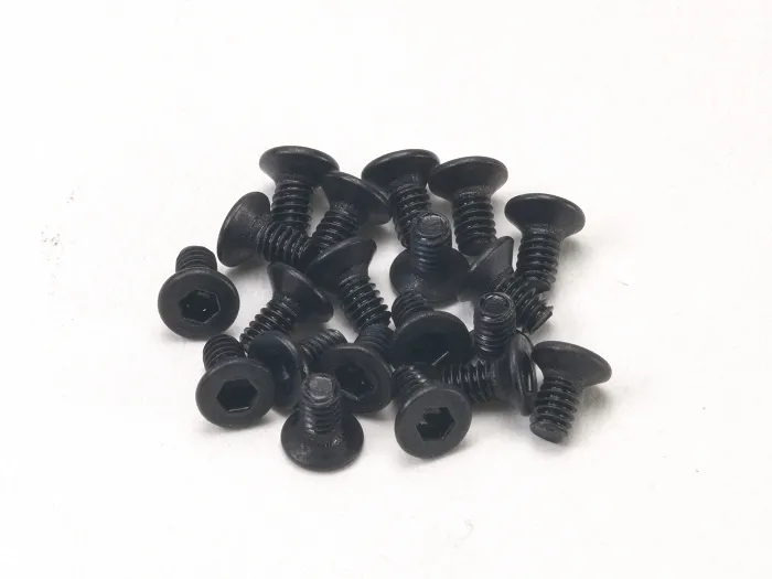 PN Racing Tornilleria acero-carbon endurecido avellanado M2x4 allen (2