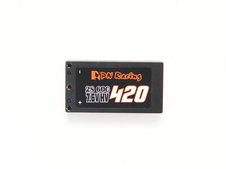 PN Racing Battery V5 LiPo 2S 7,6V HV 420mAh 60C Hartschalenkoffer - imagen 1