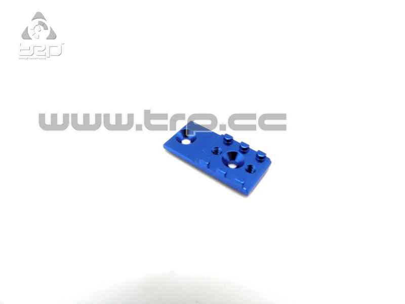 Support en aluminium PN Racing RM MM pour châssis en T PN 2,5W bleu - imagen 2