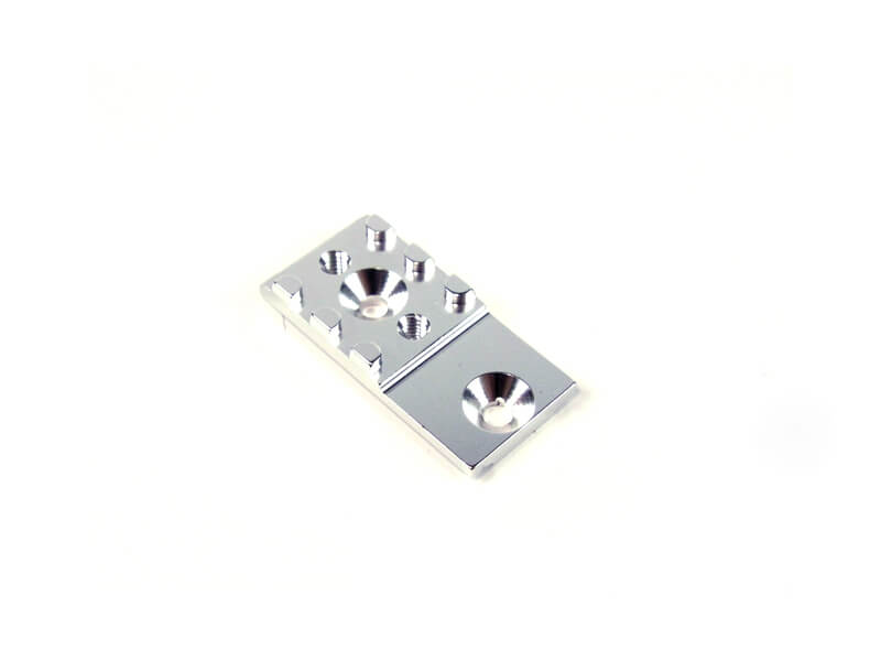 PN Racing Soporte en aluminio RM MM de T-Bar Chasis PN 2.5W plata