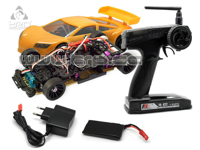 Jomurema JR128 2wd PRO Version Ready to run (Naranja)