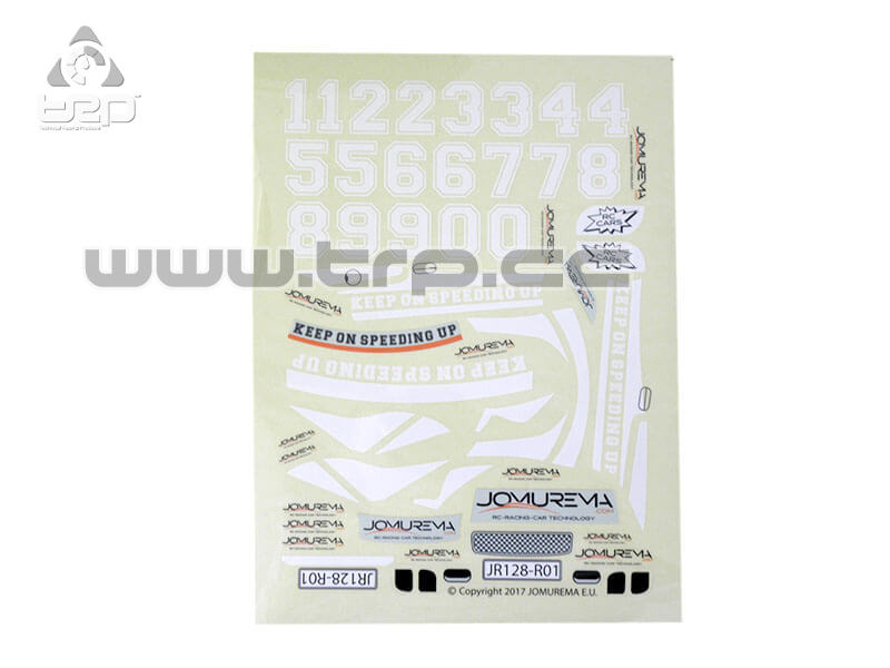 Jomurema Adhesivos para coche color Blanco