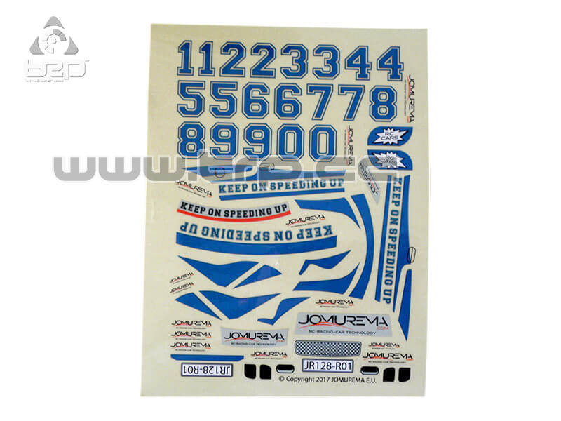 Jomurema Adhesivos para coche color Azul