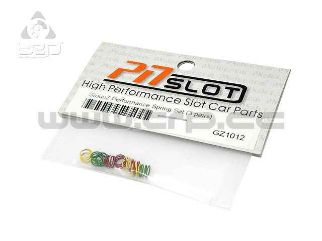 MiniZ Slot GrupoZ Muelles para Chasis PNSlot 3 durezas (9u) - imagen 1