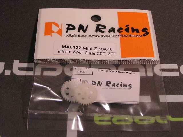 Corona de 29T y 30T para 94mm Pn Racing para Kyosho MiniZ AWD