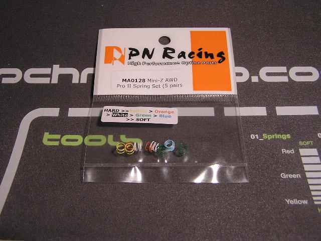 Muelles para Kyosho MiniZ AWD 4x4 - ProII (5 pares)