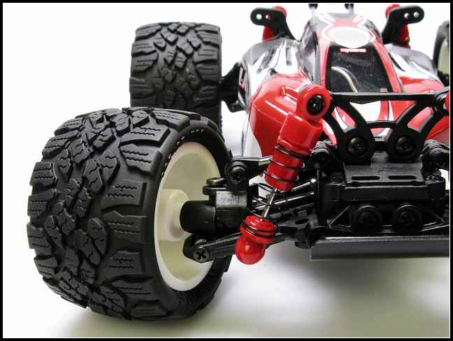 Pneus de style Monster pour buggy Kyosho MiniZ, fabriqués par PN Racin - imagen 4