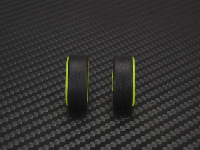 PN Racing Llantas 8.5 X 20mm F1 MiniZ 2wd CNC AMARILLAS  Flanged - imagen 4
