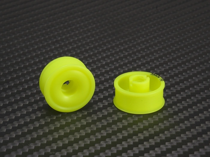 PN Racing Llantas 8.5 X 20mm F2 MiniZ 2wd CNC AMARILLAS  Flanged