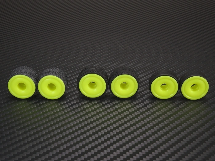 PN Racing Llantas 8.5 X 20mm F2 MiniZ 2wd CNC AMARILLAS  Flanged - imagen 3