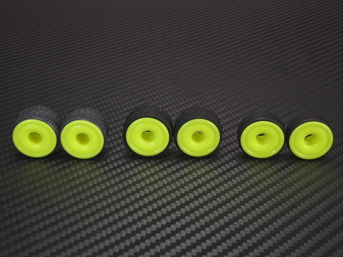PN Racing 11 x 20mm R0 MiniZ 2WD CNC Gelbe Flanschfelgen - imagen 3