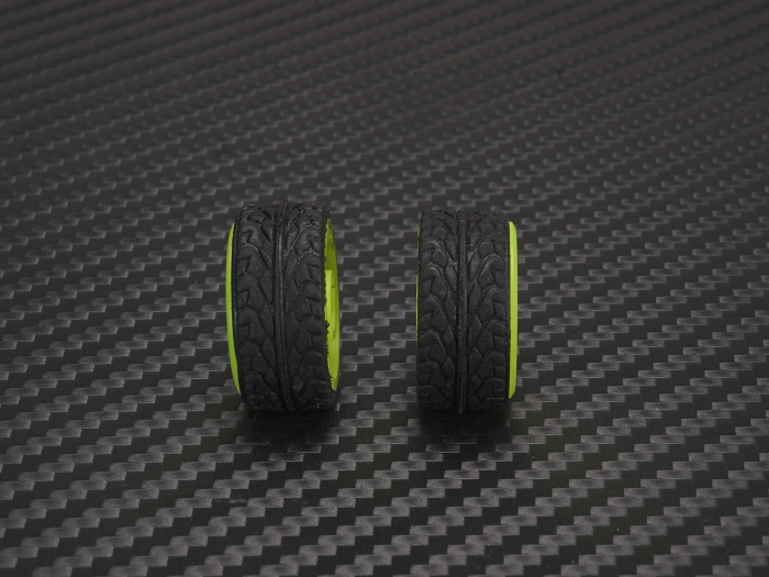 PN Racing 11 x 20mm R0 MiniZ 2WD CNC Gelbe Flanschfelgen - imagen 4