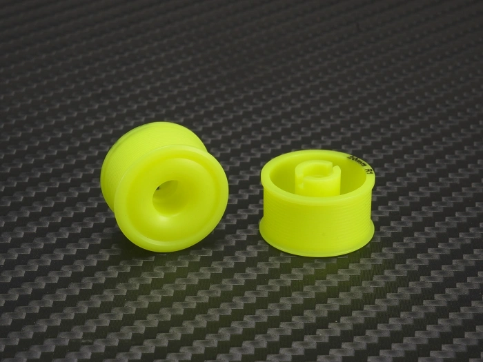PN Racing Llantas 11 X 20mm R2 MiniZ 2wd CNC AMARILLAS  Flanged