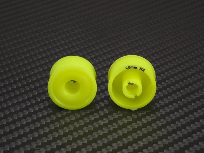 PN Racing 11 x 20mm R2 MiniZ 2WD CNC Gelbe Flanschfelgen - imagen 2