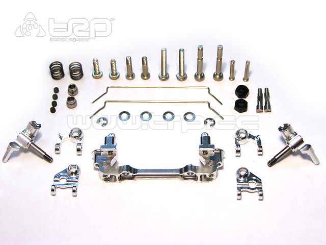 Suspensión frontal doble brazo (Plata) MiniZ MR02