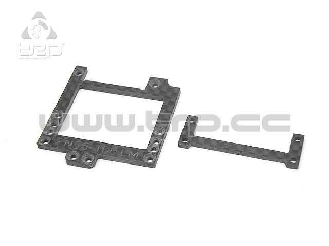 Support moteur de reconfiguration de plaque en carbone pour Kyosho Min