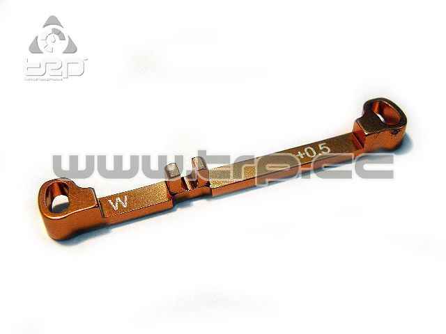 Lenkstange (breit) Vorspur +0,5 Orange MiniZ MR03