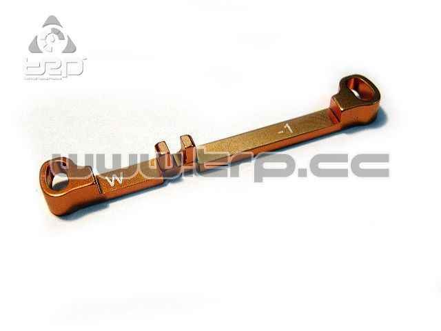 Lenkstange (breit) Vorspur -1,0 Orange MiniZ MR03