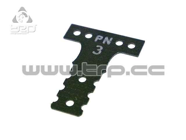 Placa de fibra duresa #3 per a Mini-Z MR03 MM G10 Black