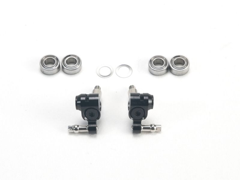 PN Racing Mini-Z MR03 Manguetes curtes amb eix ajustable (Negres) - imagen 2