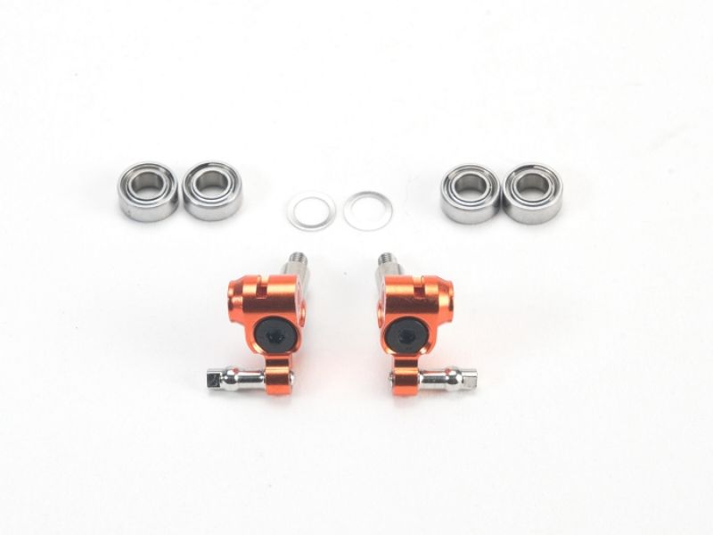 Fusées de direction courtes PN Racing Mini-Z MR03 avec axe réglable (o - imagen 2
