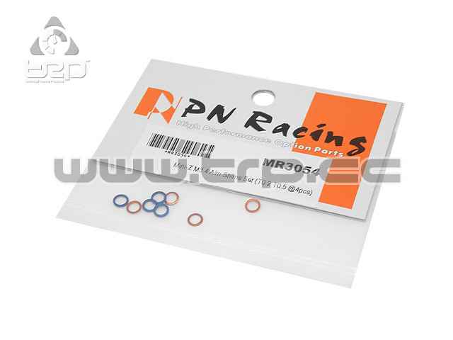PN Racing Arandelas aluminio M3.4 (Espesor 0.2 y 0.5) 4x2u - imagen 1
