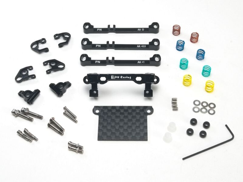 Kyosho MiniZ Suspension doble brazo v4 MR03/PNR2.5W Negra