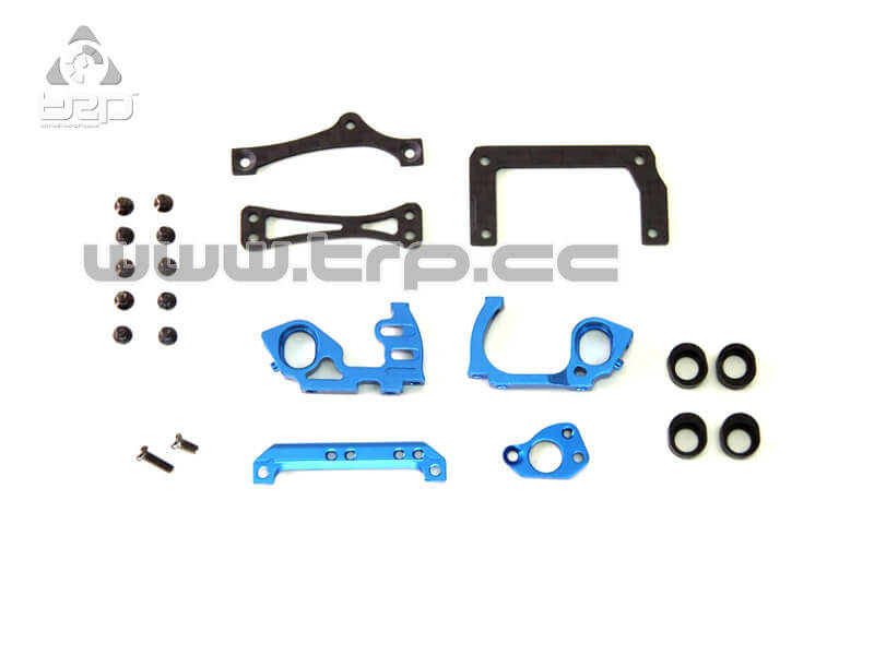 Support moteur Kyosho MiniZ MR03 98 mm LCG v5 Bleu