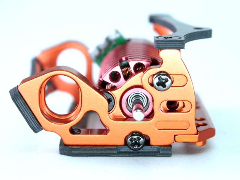 Kyosho MiniZ MR03 Bancada motor 98mm LCG v5 Negra - imagen 3