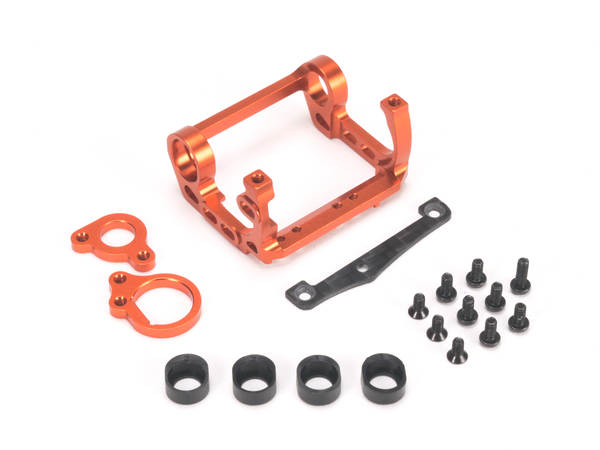 PN Racing Bancada Motor V4, 94-98mm Naranja para motor Kyosho